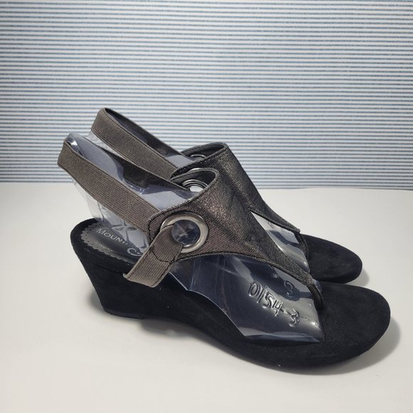 Mountain Sole Shoes Mountain Sole Ashley Wedge Thong Sandal Womens